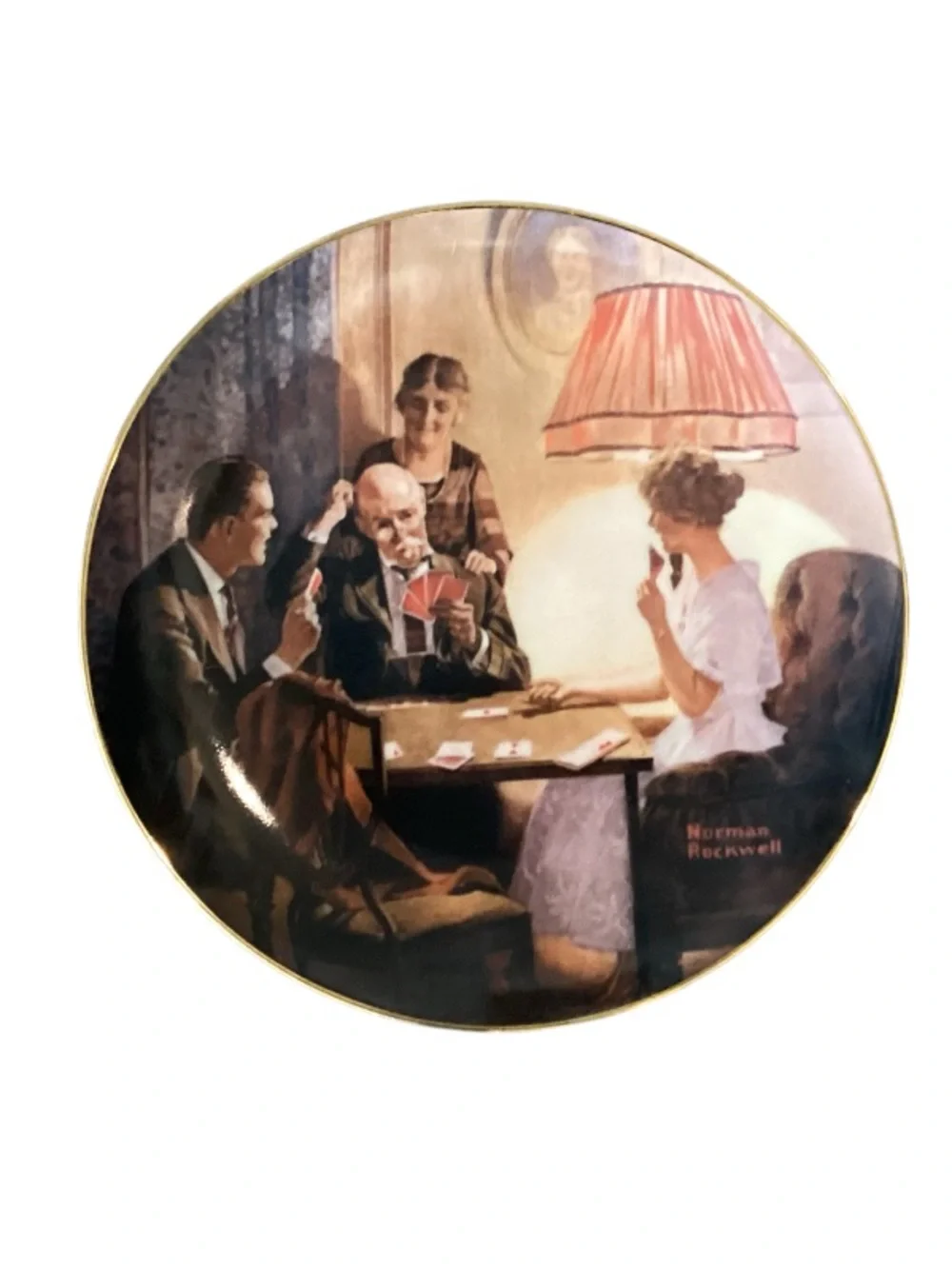 Knowles This is the Room that Light Made Norman Rockwell Collectors Plate 1969 F